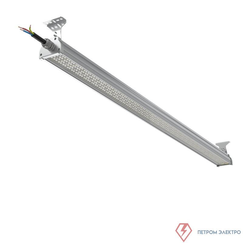 Светильник светодиодный ДСП WP 24 C 150W W 840 L1500 SI CL 1580х100х85мм 150Вт 4000К IP66 пылевлагозащ. Русский Свет 27072423924