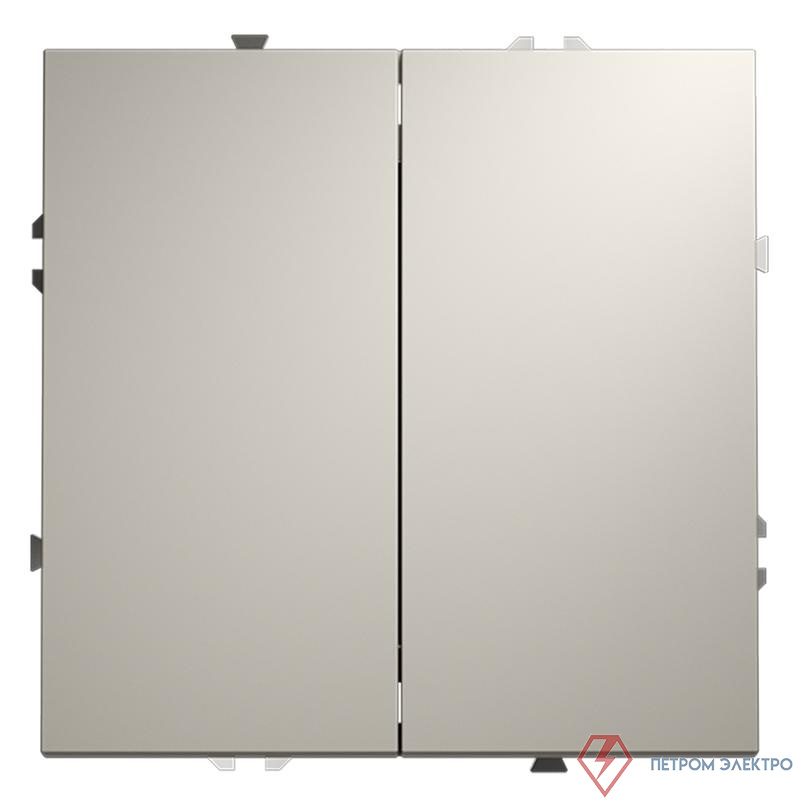 Выключатель 2-кл. СП S70 10А механизм кашемир Voltum VLS020103