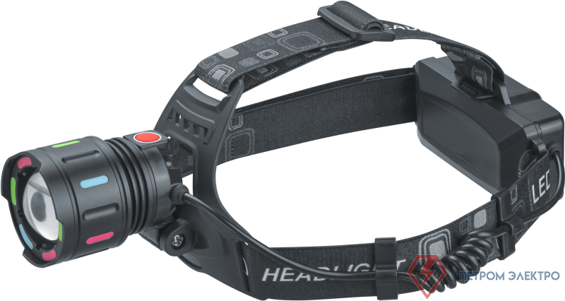 Фонарь аккумуляторный налобный 95 560 NPT-H44-ACCU 1LEDx10Вт 4реж Li-ion 2x1.2А.ч NAVIGATOR 95560