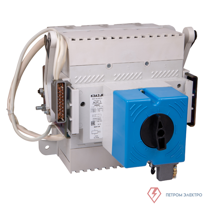 Выключатель автоматический 3п 630А 5000Im 40кА ВА57-39-341170 УХЛ3 690В AC ПЭ230AC КЭАЗ 240498