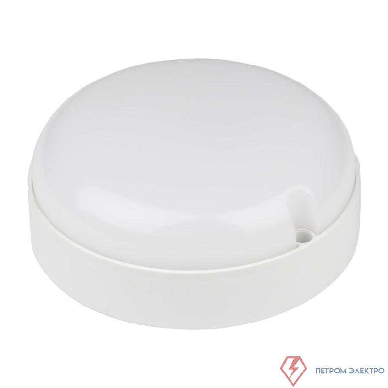 Светильник светодиодный ULW-Q223 12W/4000K IP65 White Круг 12Вт 4000К IP65 d135мм промышленный накладной влагозащ. опал. рассеив. бел. Volpe UL-00004565