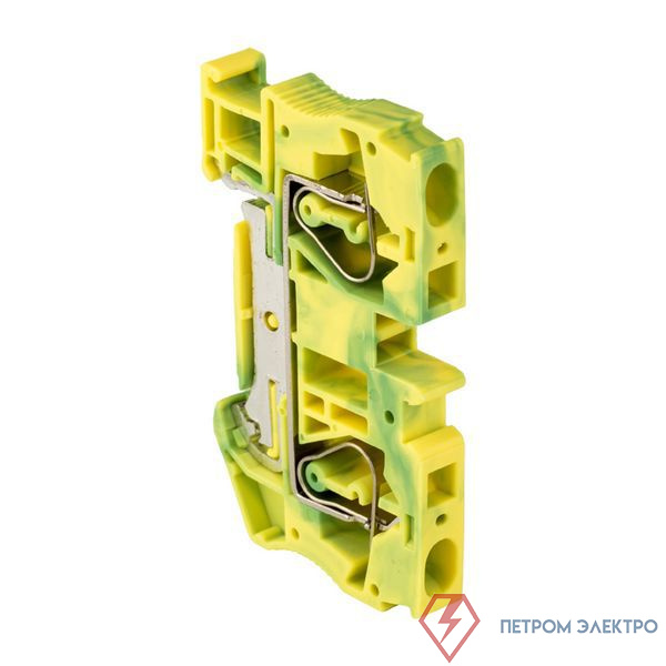 Колодка клеммная ST-6 земля пружинная EKF plc-jxb-st-6-pen